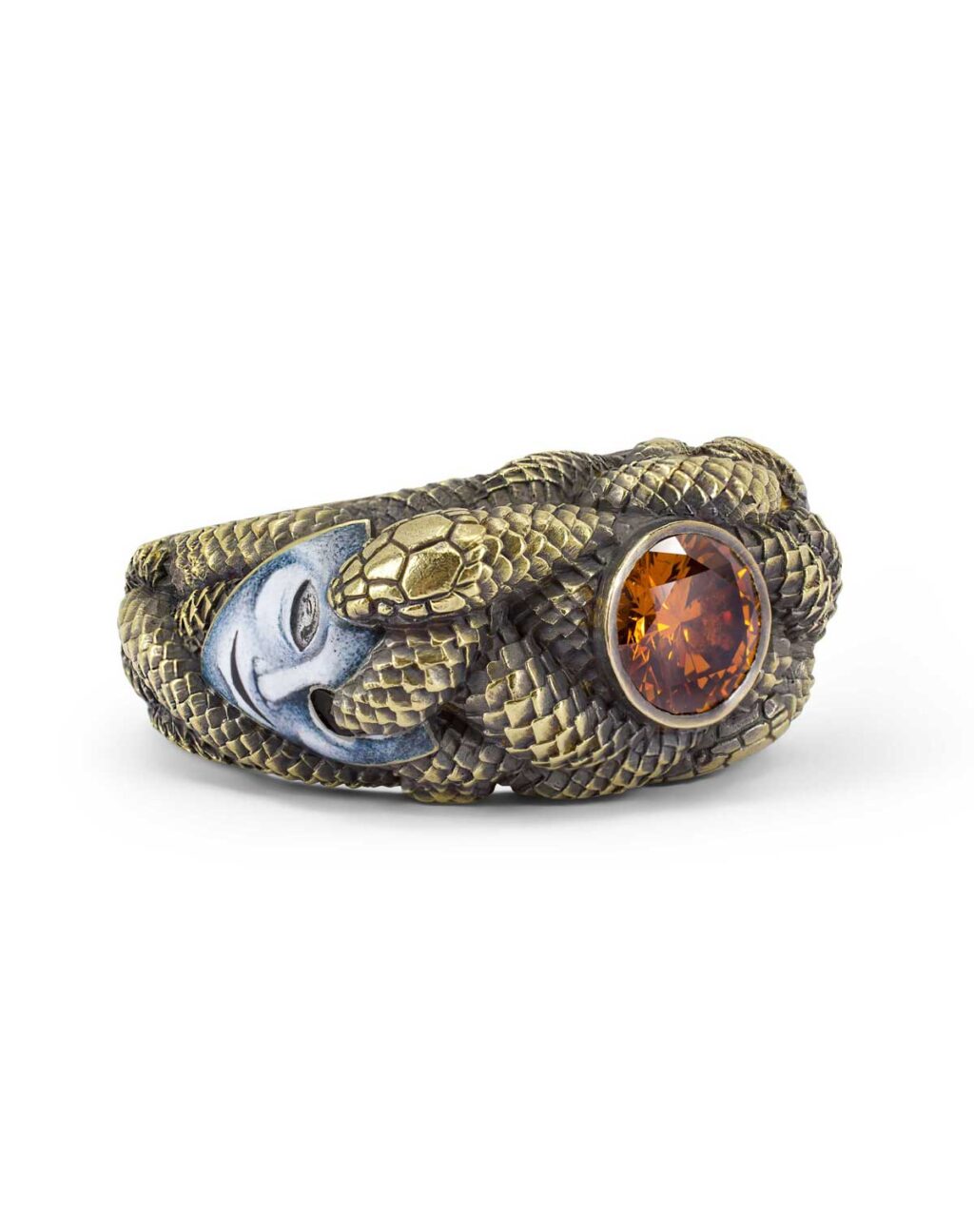 One-of-a-Kind Venetian Myth Serpent Ring