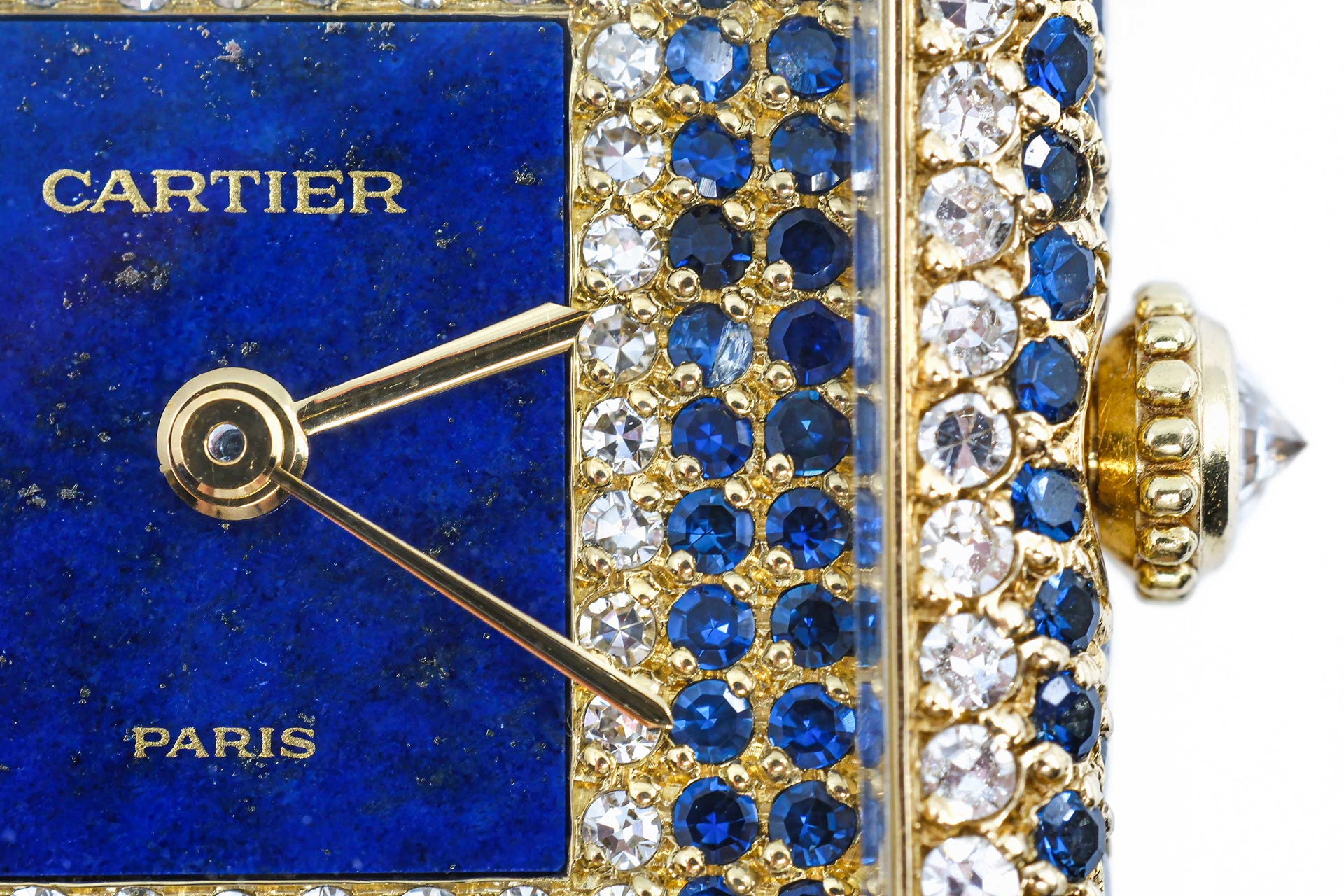 cartier watch close up