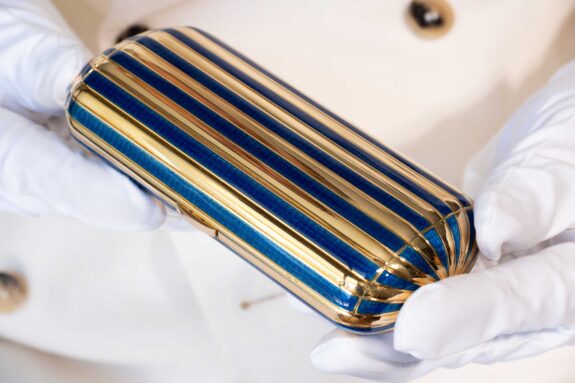 Boucheron Rare Enamel and 18k Gold Minaudiere