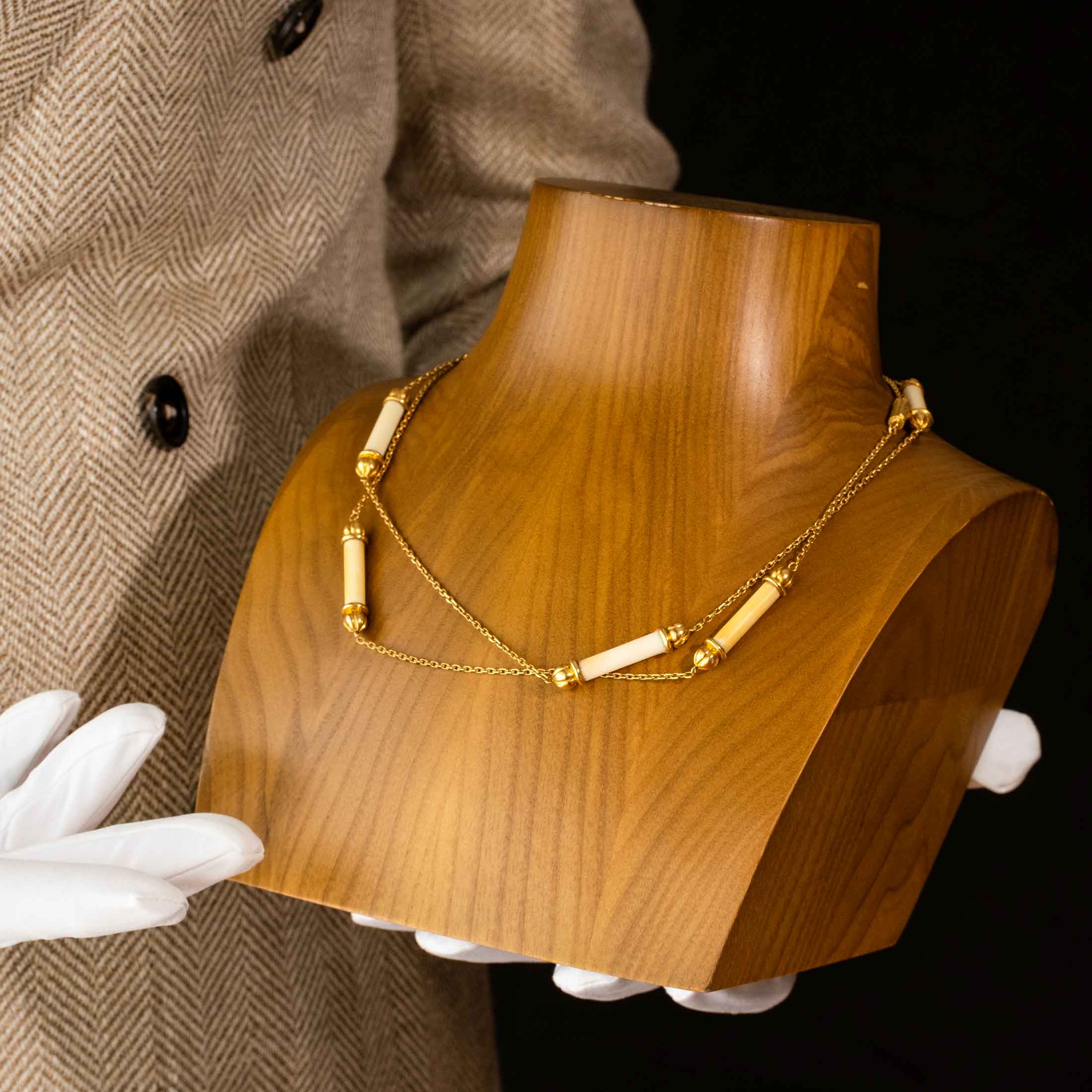 Ivory and Gold Necklace