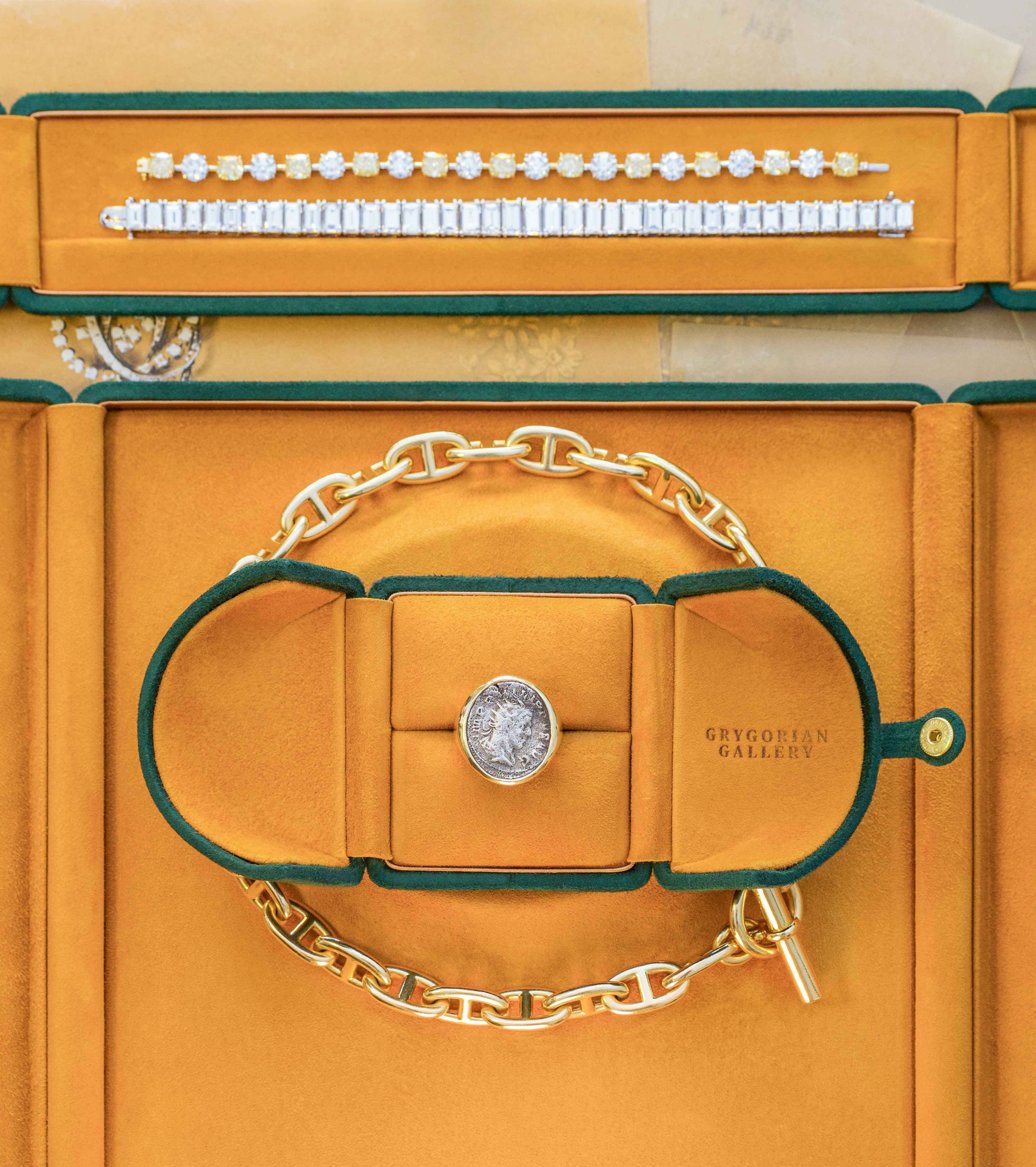 Браслет из бриллиантов 21 карат