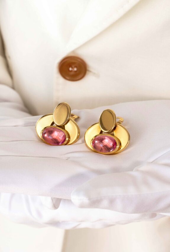 Marina B Gold Tourmaline Earrings