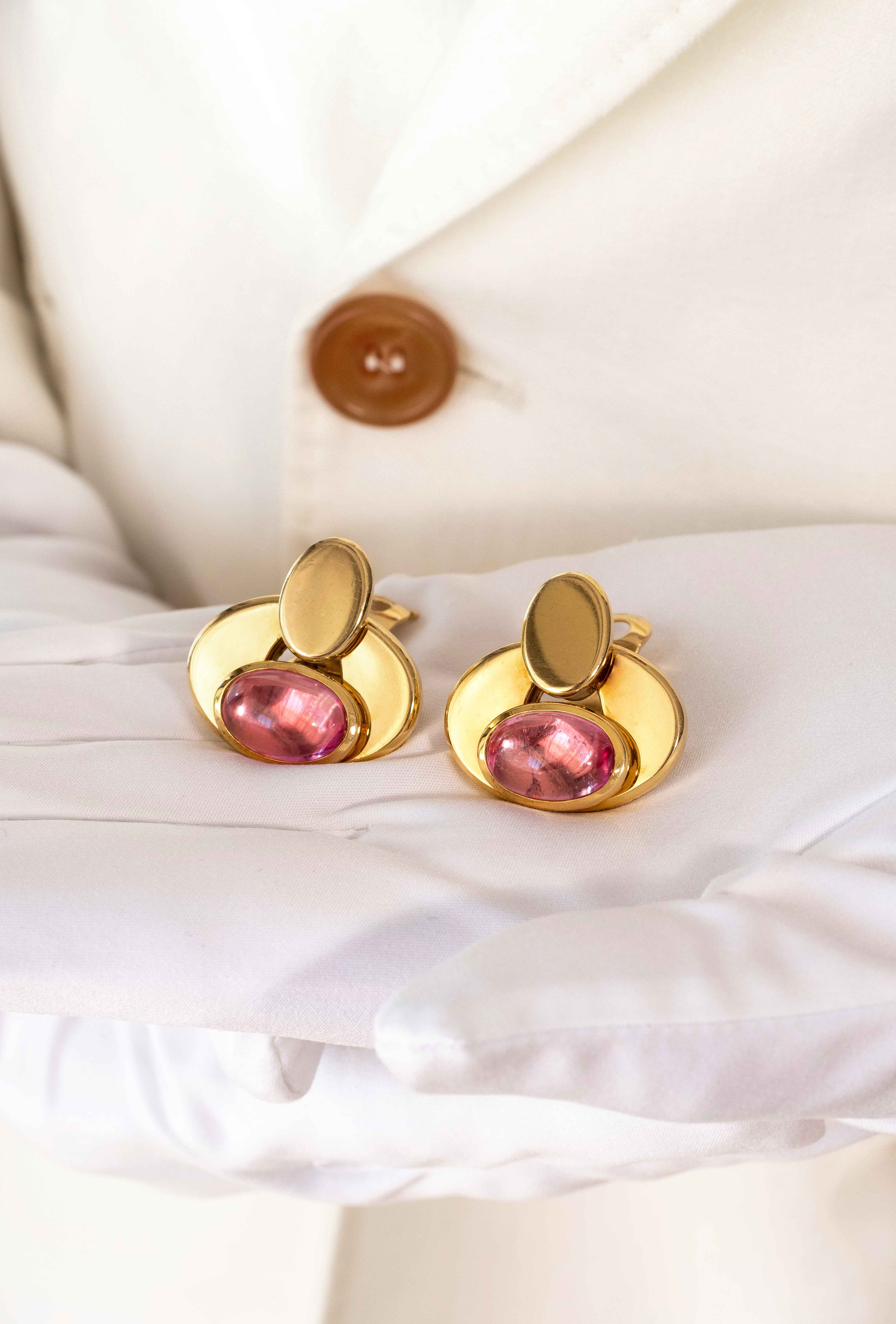 Marina B Gold Tourmaline Earrings