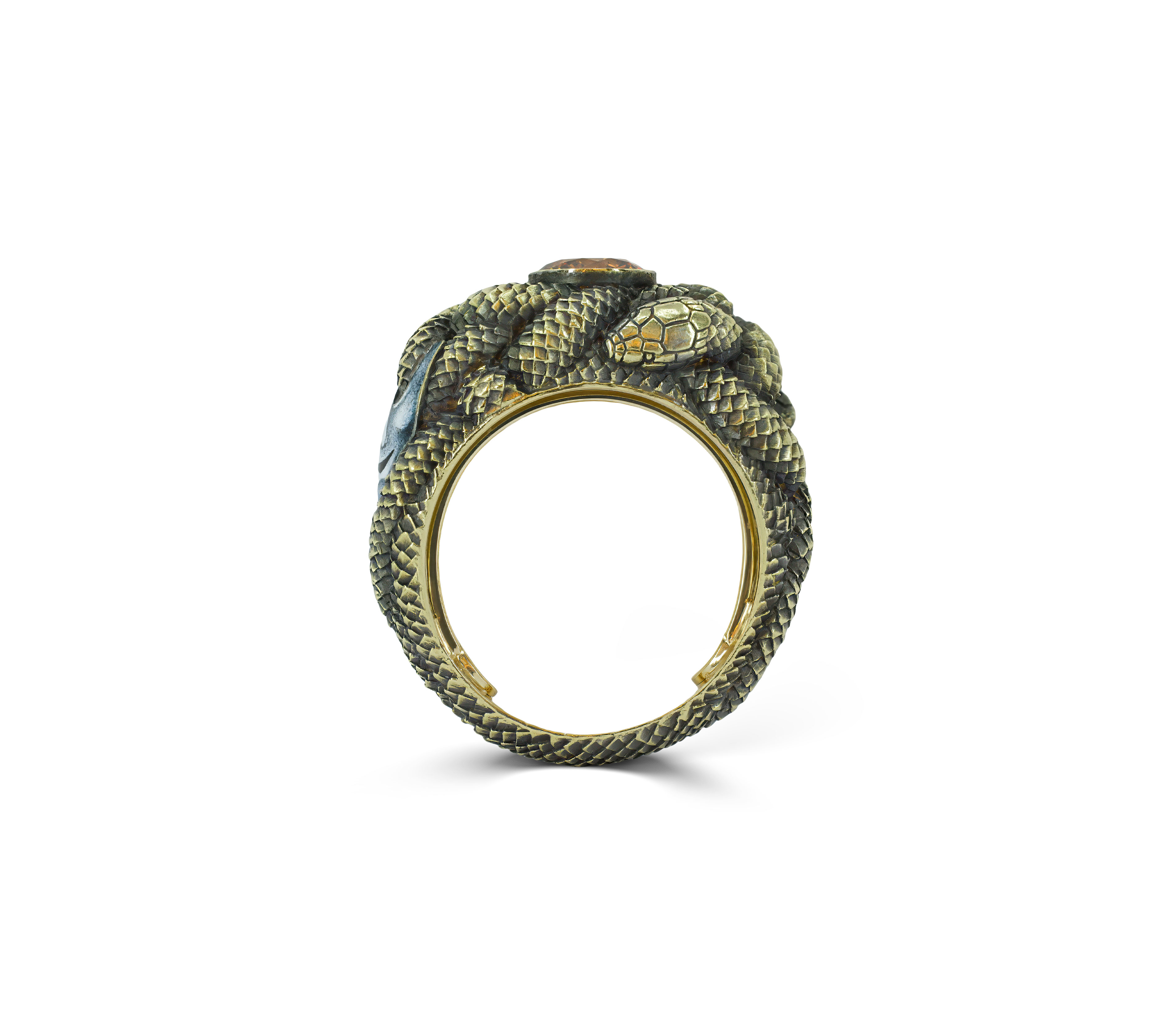 One-of-a-Kind Venetian Myth Serpent Ring