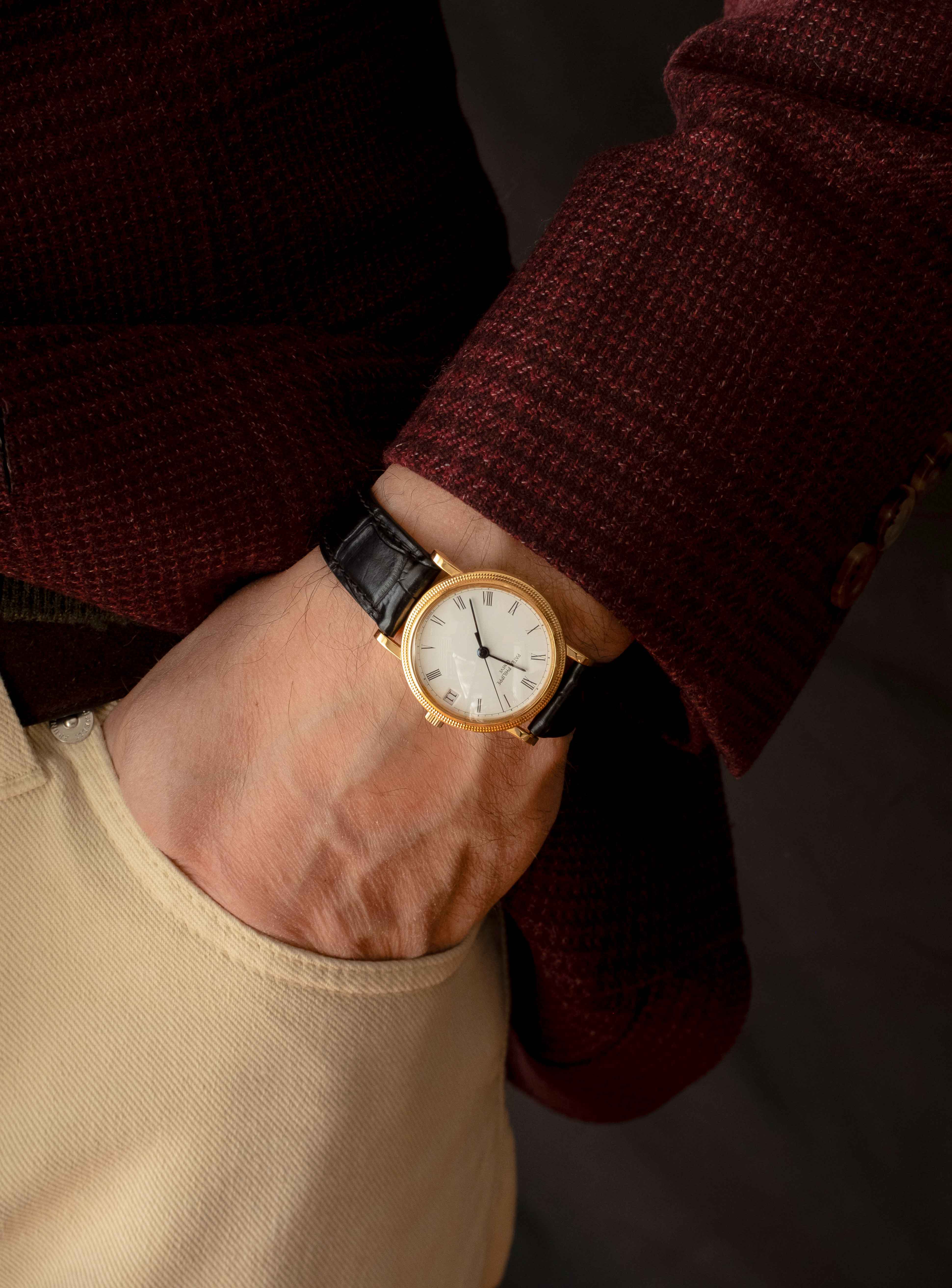 Patek Philippe Calatrava pour homme en or jaune