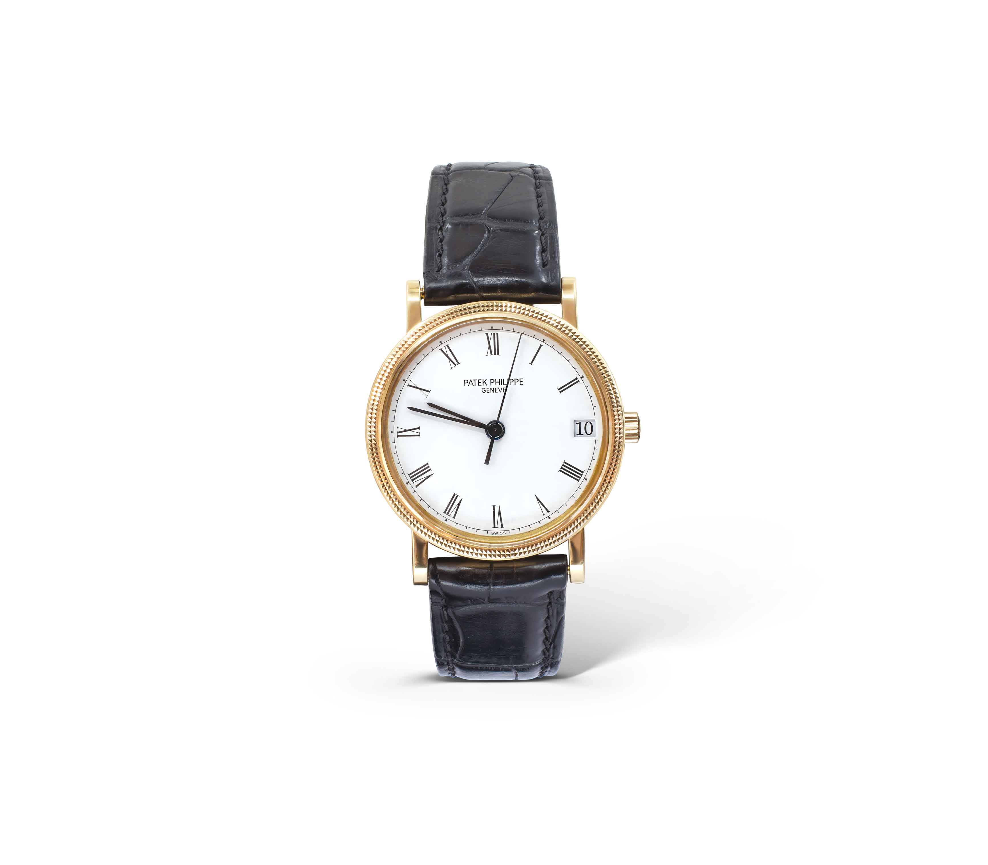 Patek Philippe Calatrava pour homme en or jaune