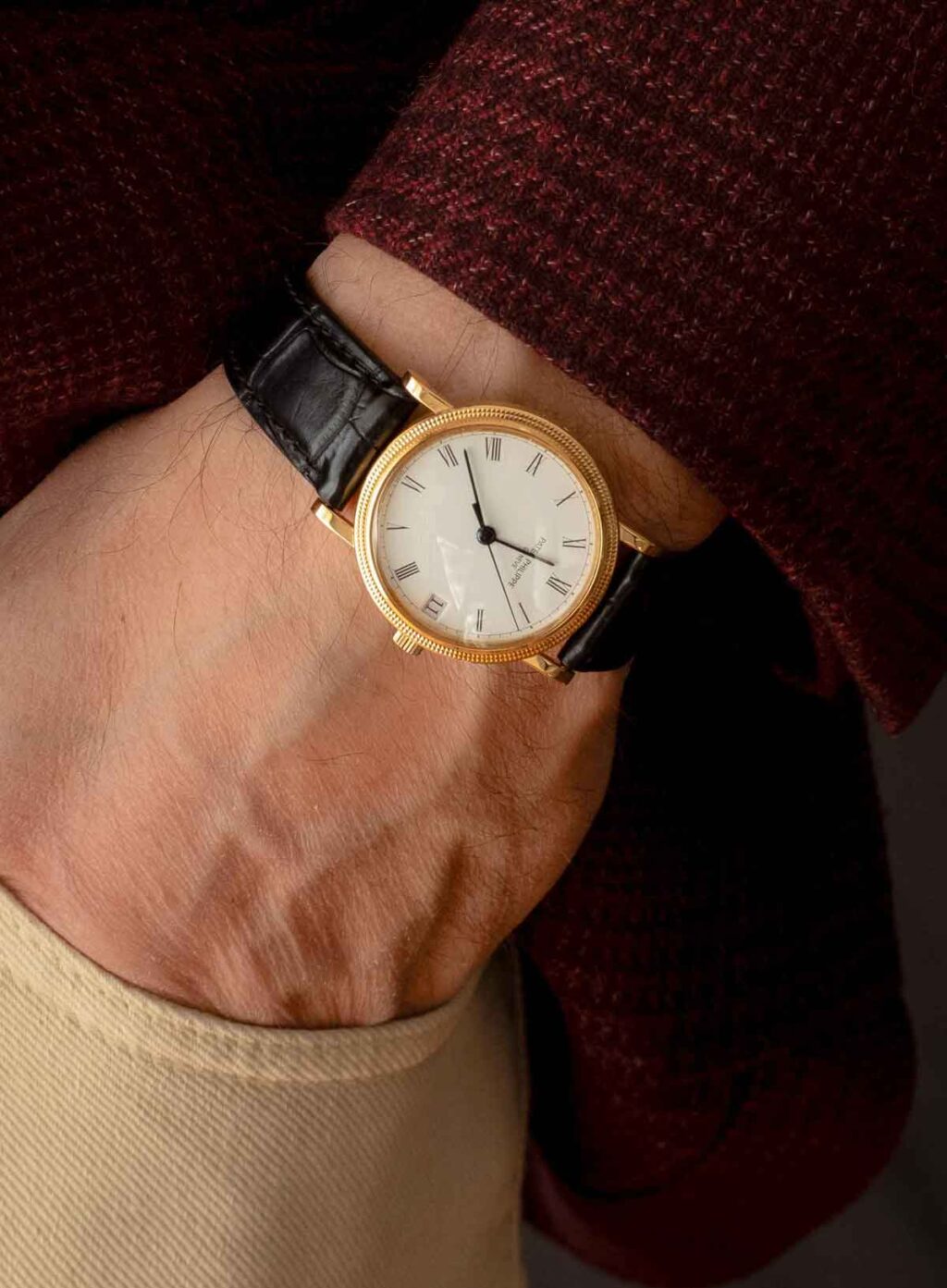 Patek Philippe Calatrava pour homme en or jaune