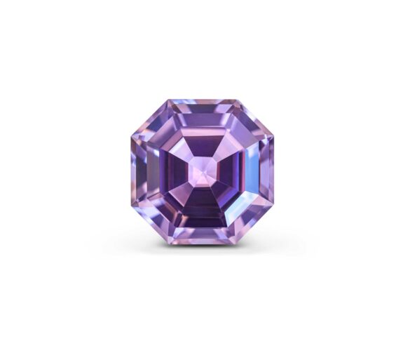 Spinelle gris taille Asscher de 17,53 carats, origine Myanmar