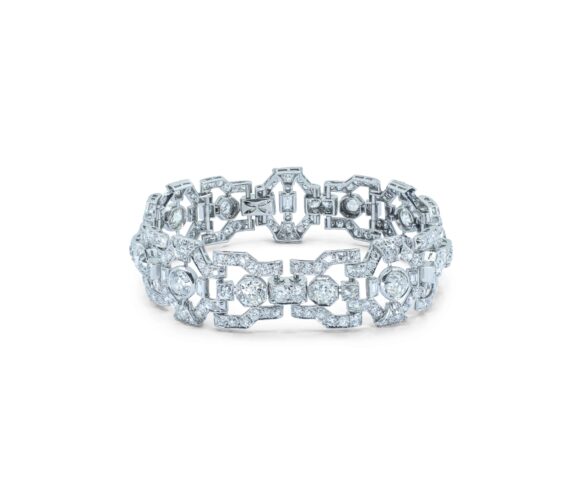 Art Deco Diamond and Platinum Bracelet