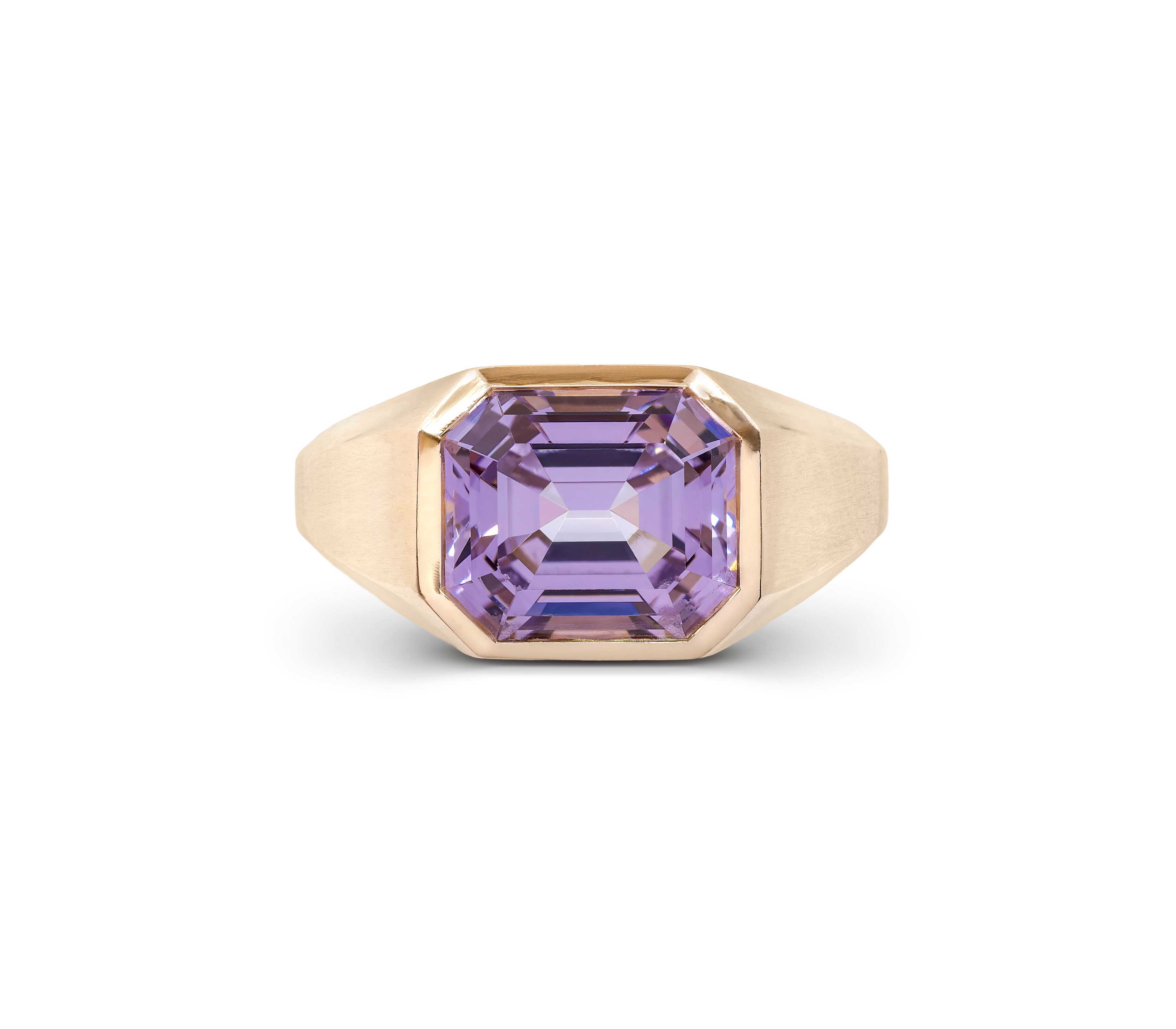 Lavender Spinel Rose Gold Ring