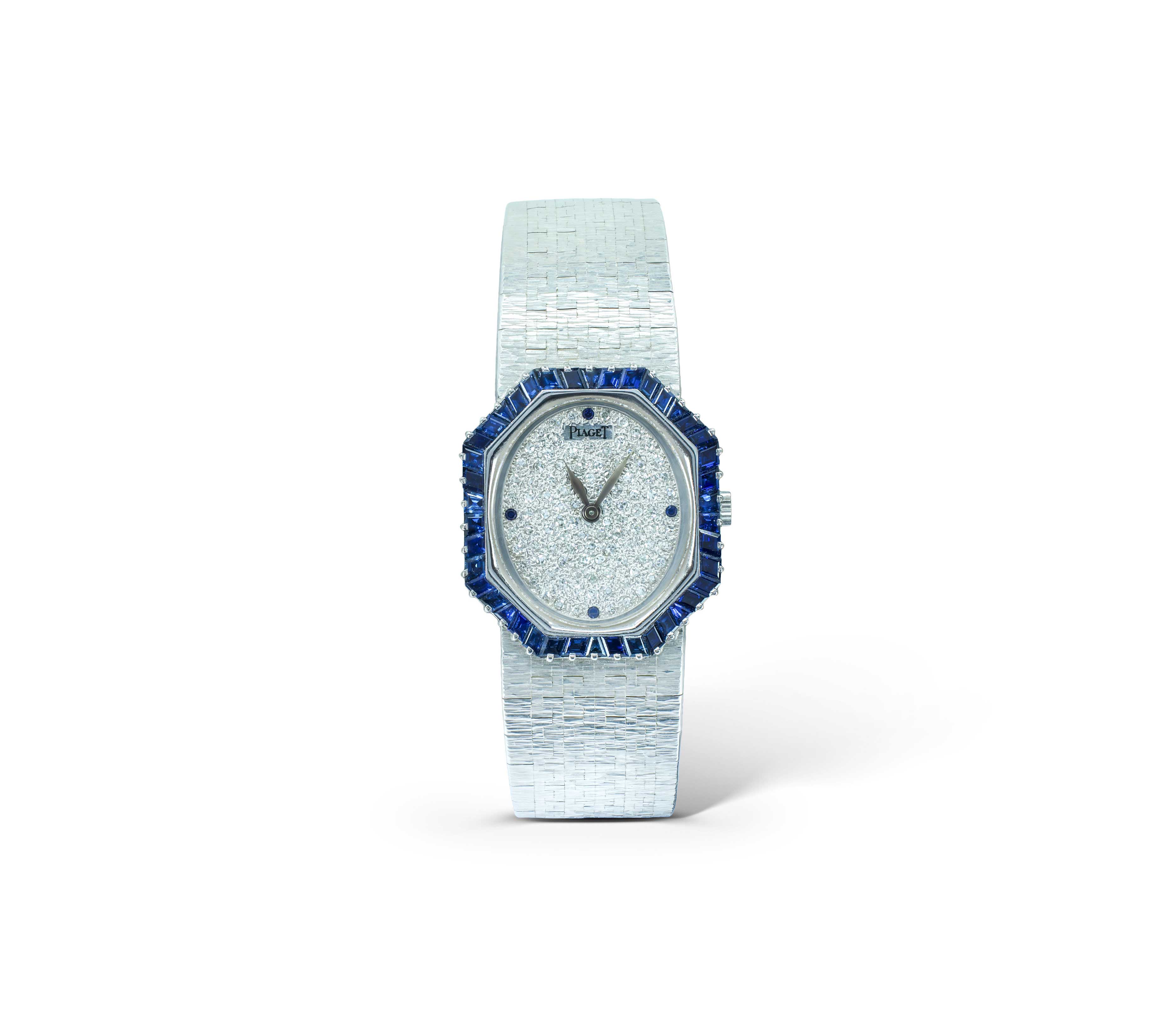 Piaget 93414A6 Pave Dial 18K White Gold Watch