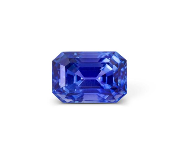 5.43 Ct Blue Octagonal Shape Ceylon Sapphire