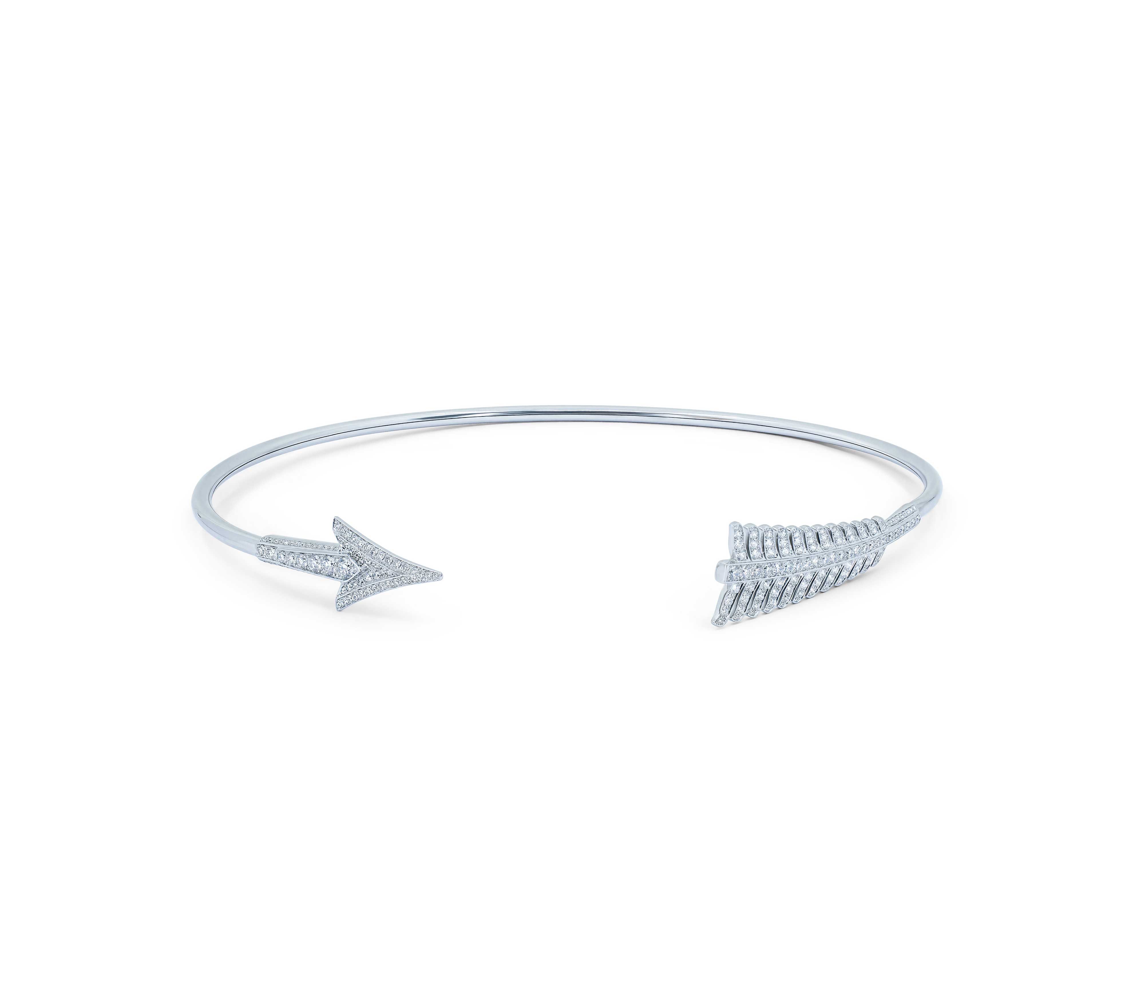 Boucheron Flèche 开口颈圈项链