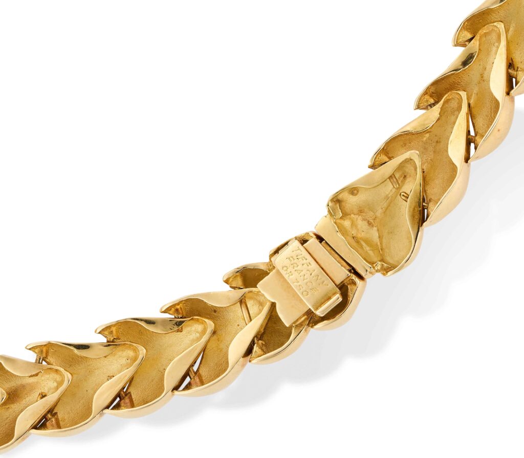 Tiffany & Co. Collier Feuille d&rsquo;Or