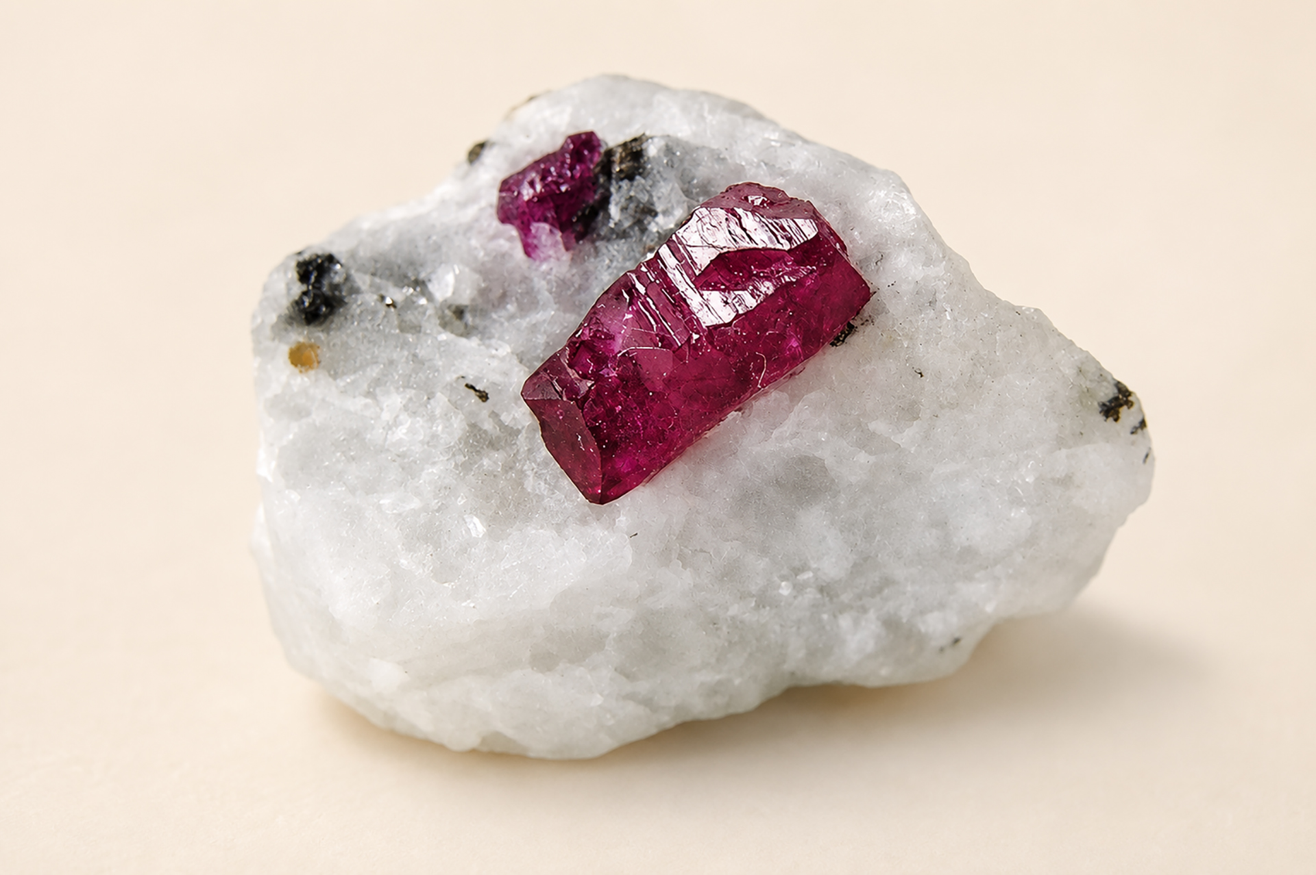 A ruby crystal 