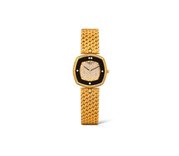 G&eacute;rald Genta Ref. G1267.7 18K Yellow Gold Diamond Dial Watch
