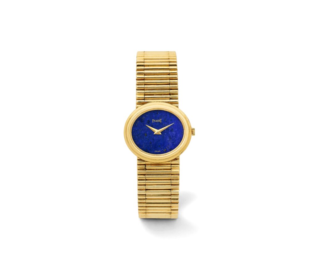 Piaget Ref. 98120 G1 Uhr in 18 Karat Gelbgold mit Zifferblatt aus Lapislazuli