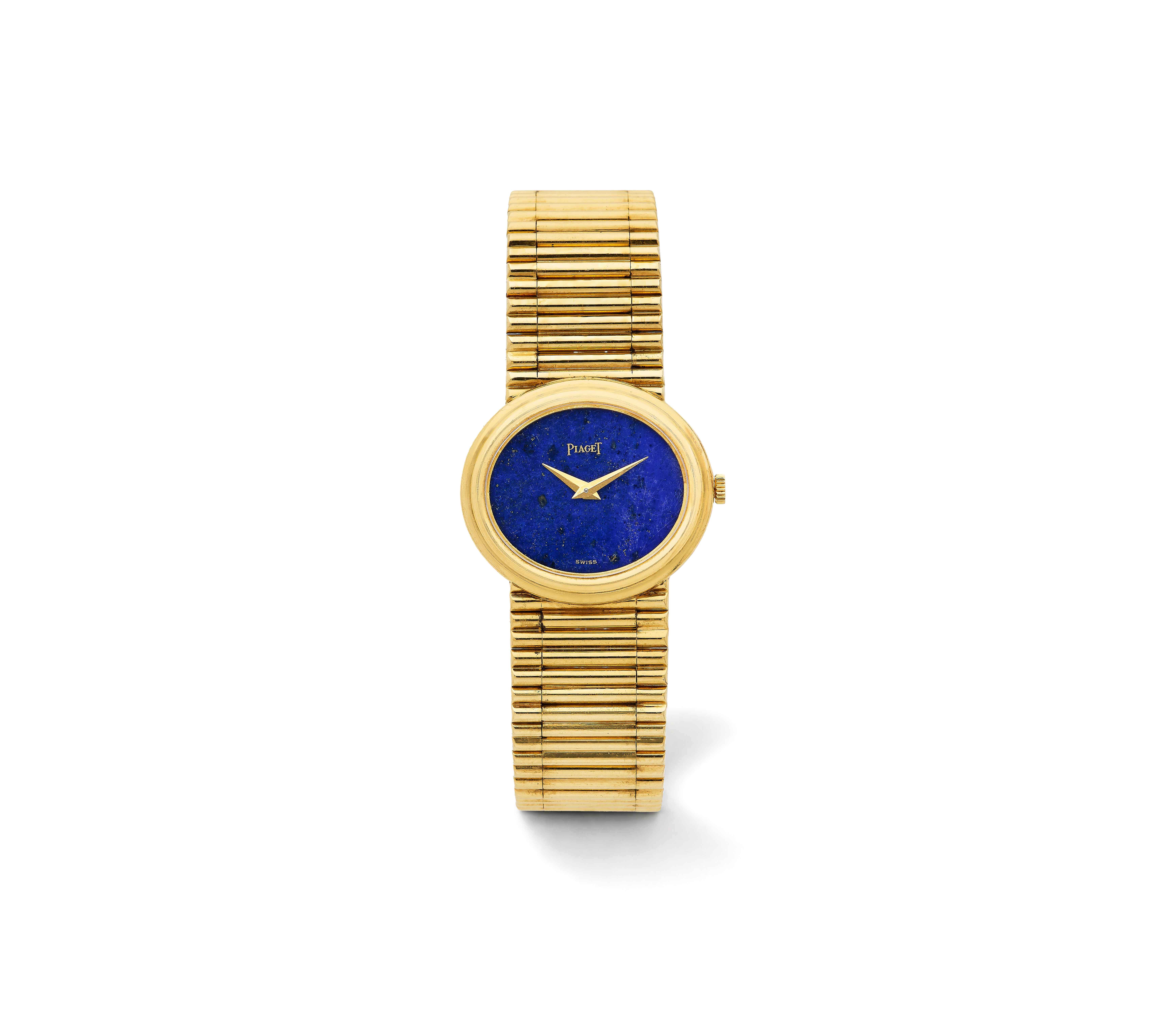 Piaget Ref. 98120 G1 18K Yellow Gold Lapis Lazuli Dial Watch