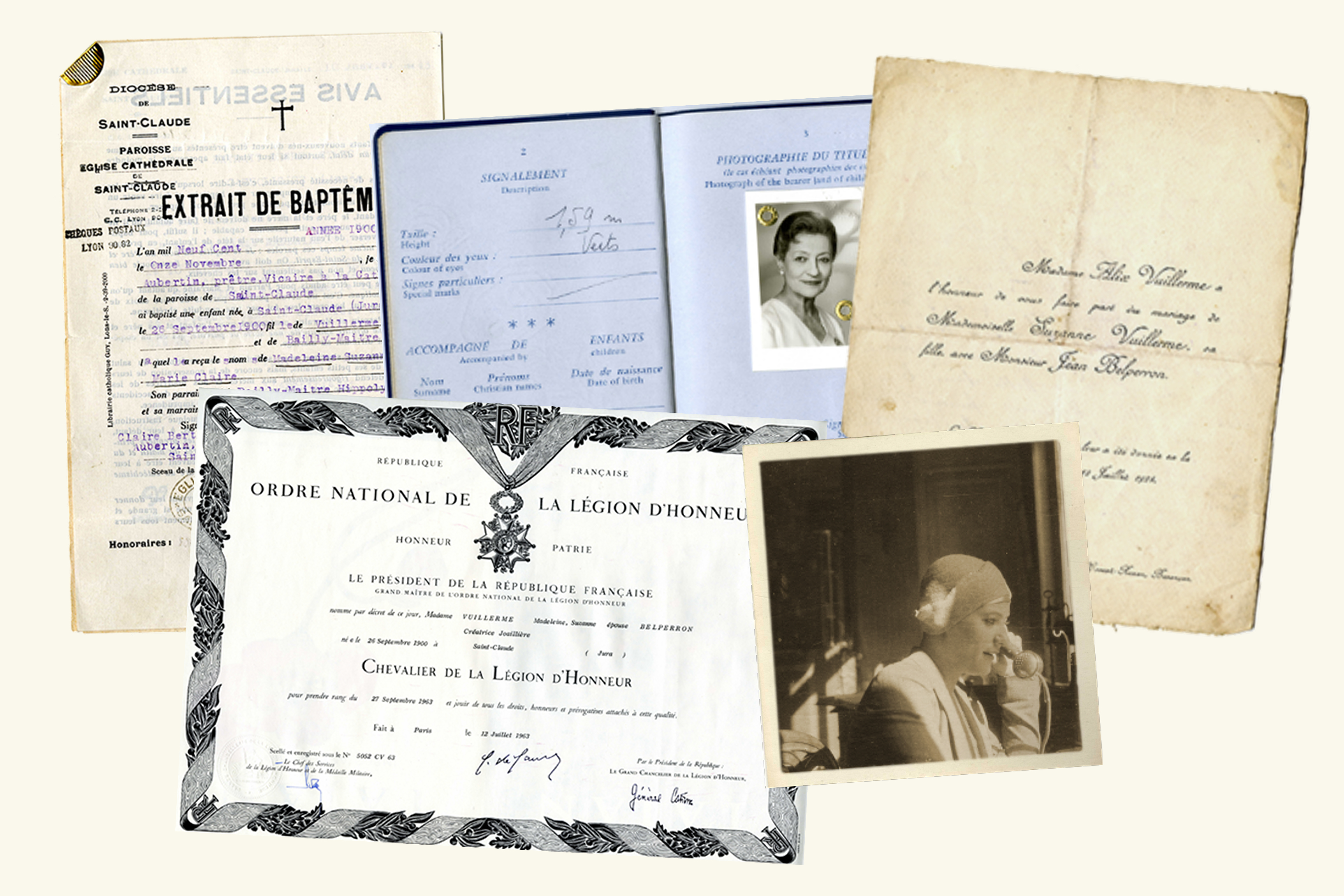 Document and photos that was found by Olivier Baroin