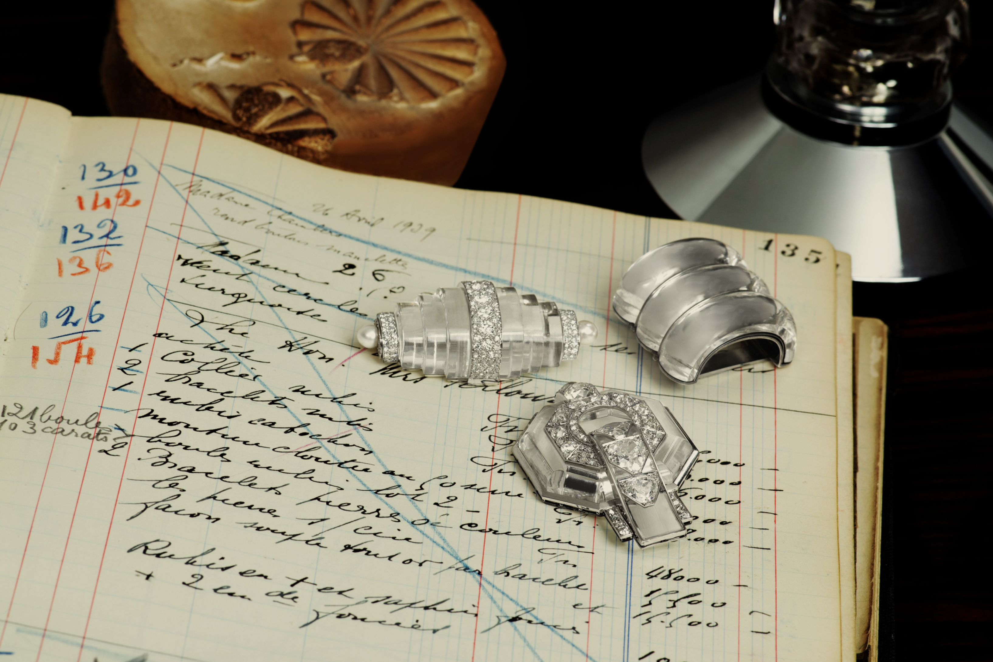 Suzanne Belperron for René Boivin, Rock Crystal and Diamond “Octagon” Brooch, France.Source: Sotheby’s.