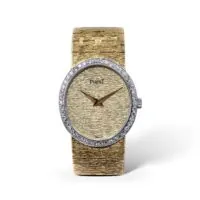 Piaget 复古女士手表与钻石表圈