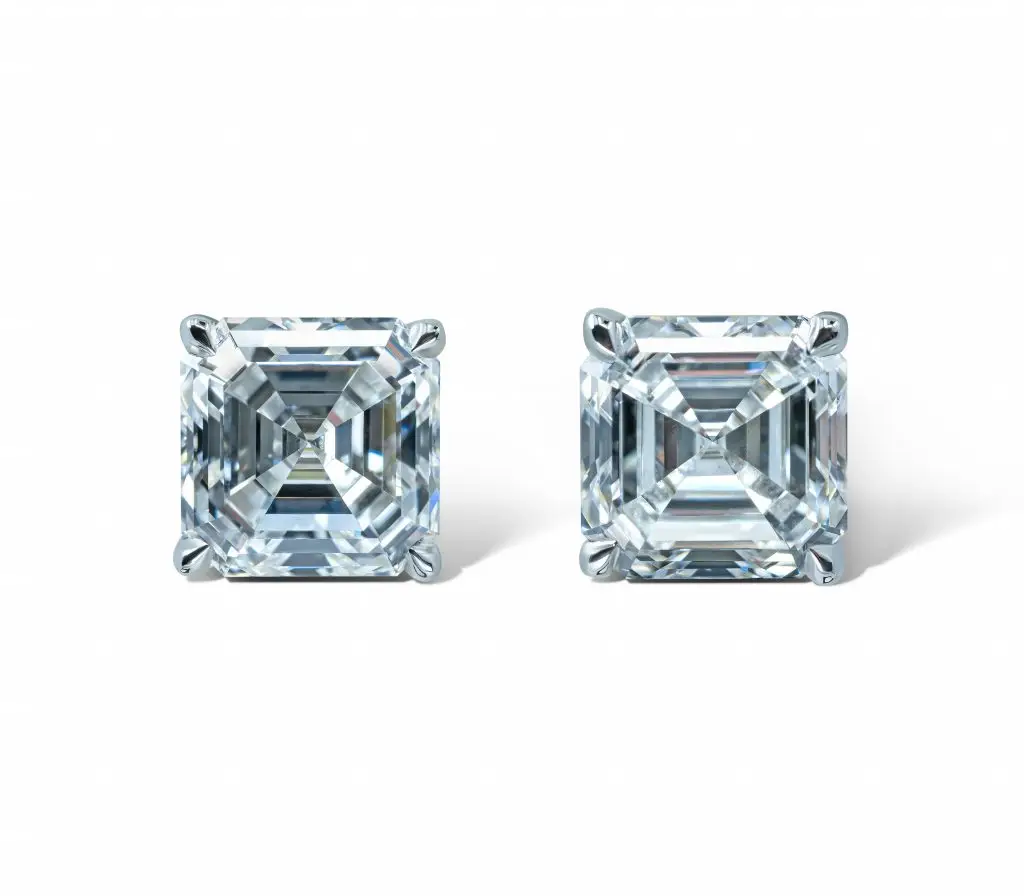 Pair of diamond studs GIA