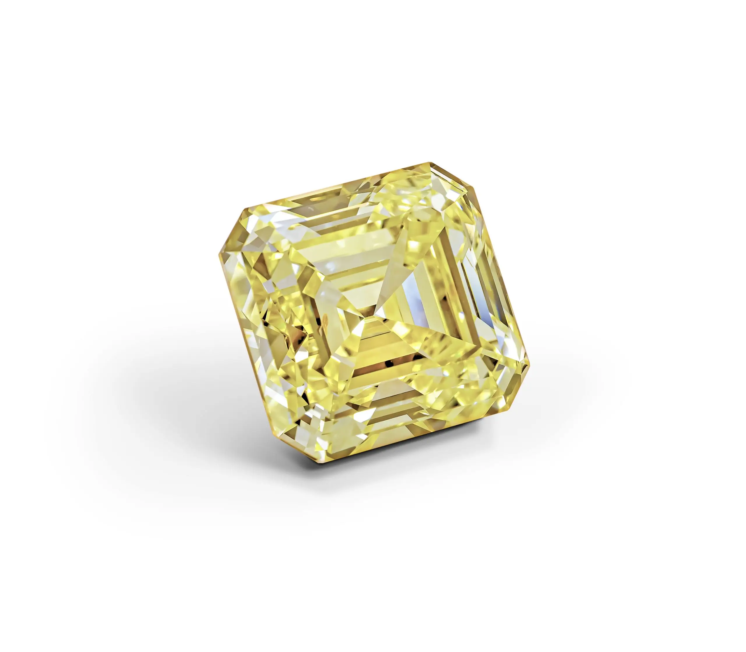 28.88 Carat Fancy Intense Yellow Diamond