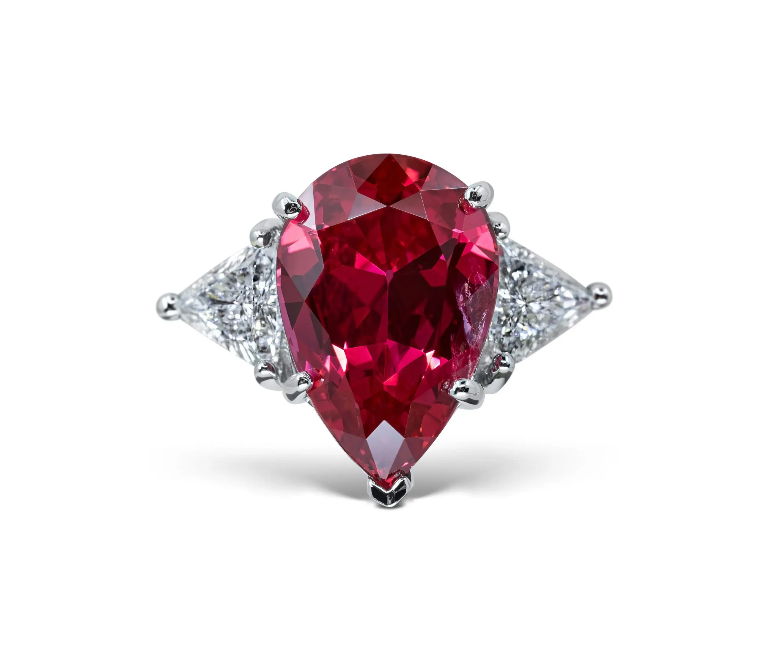 Mahenge Spinel and Diamond Ring