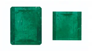 Pair of emeralds at Christie's auction