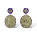 Unique and Original Earrings Featuring Engraved Cameo Stones