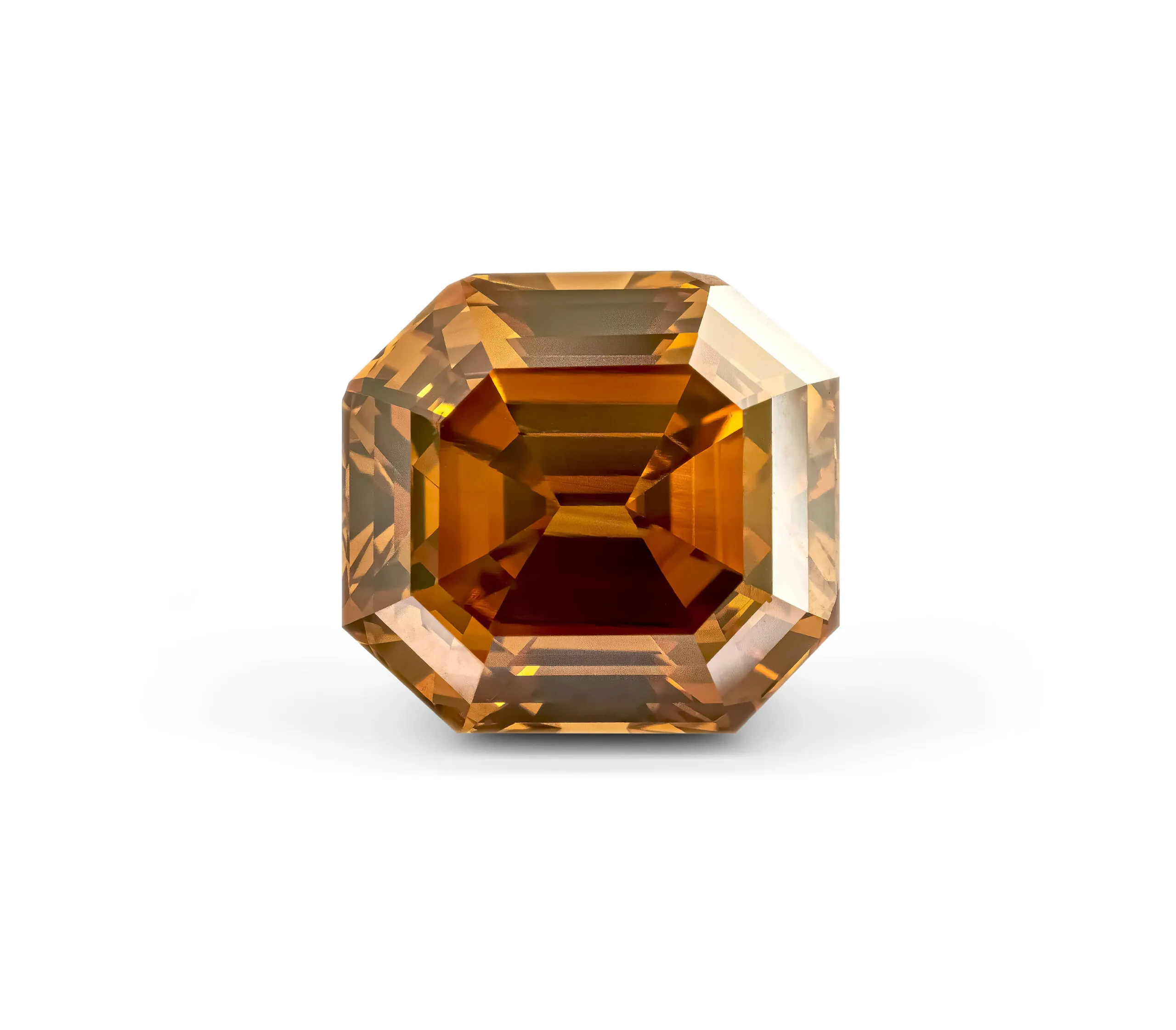 4.24 carat Fancy Deep Brownish Yellowish Orange Diamond