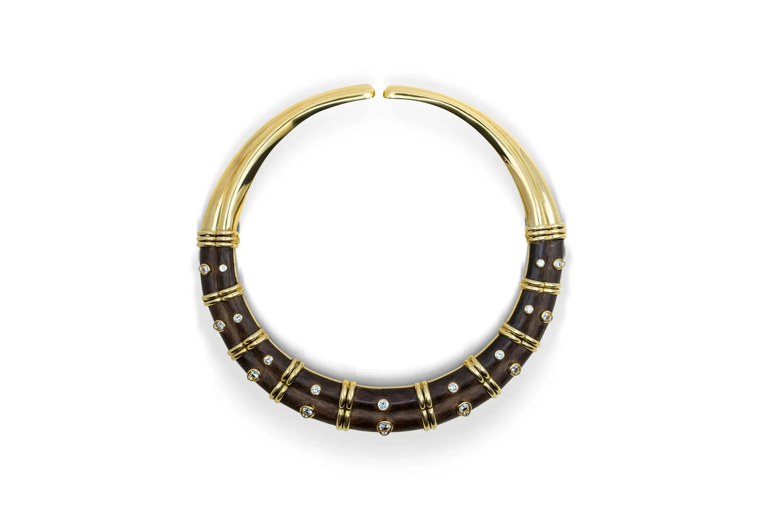 The Vintage Boucheron Necklace on the white background