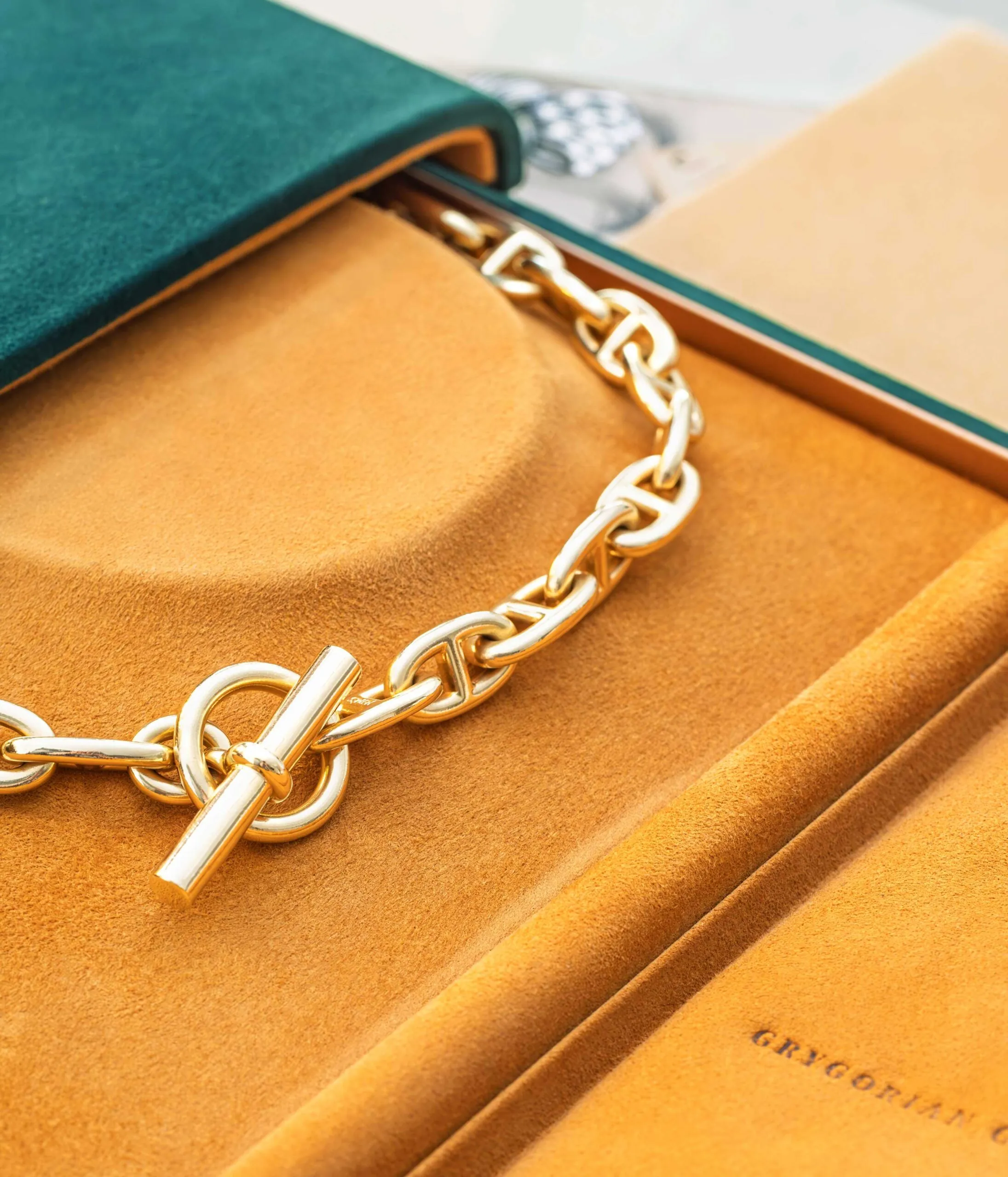 Hermès Anchor Chain Necklace