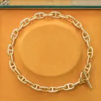 Hermès Anchor Chain Necklace
