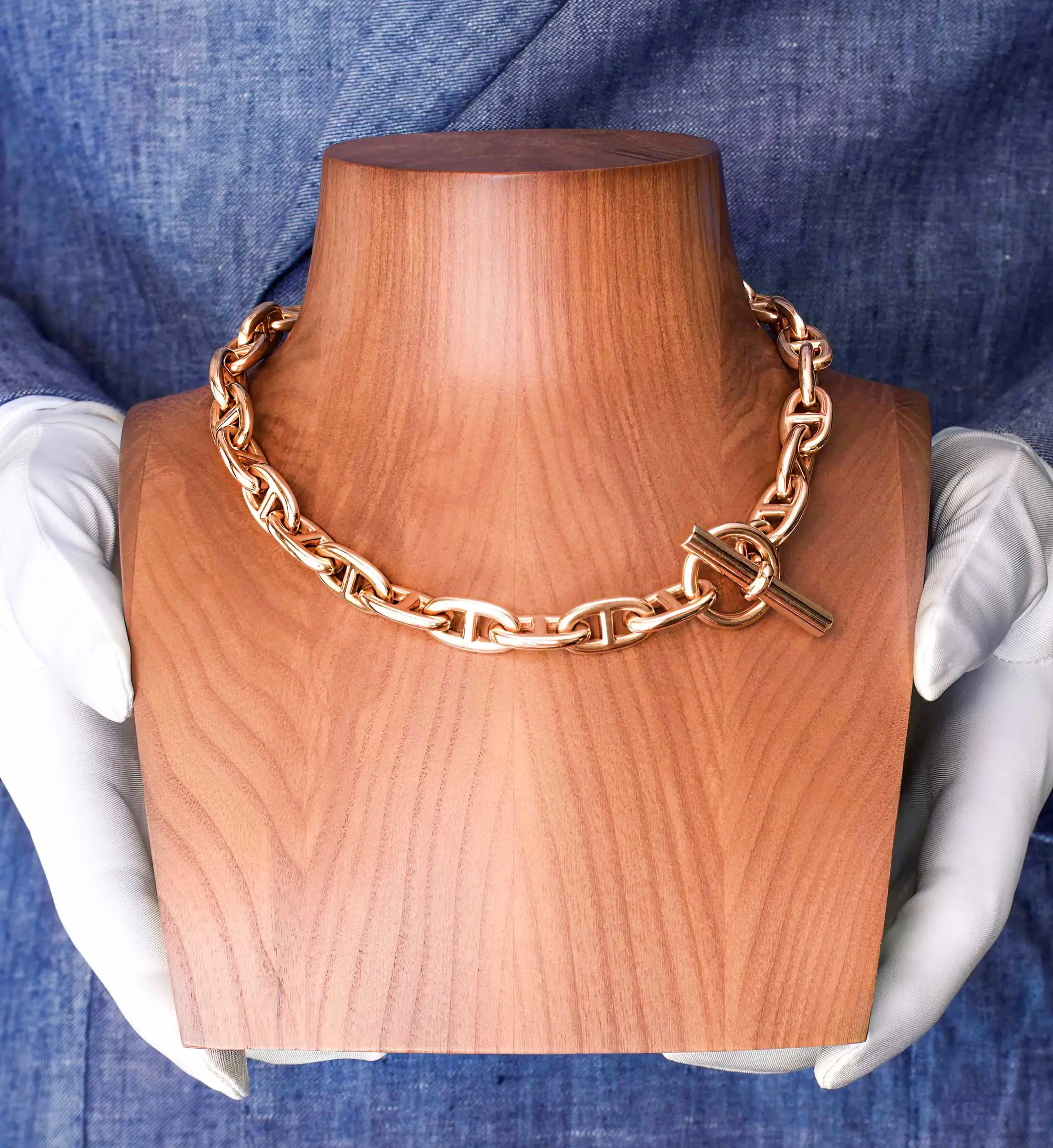 Hermès Anchor Chain Necklace