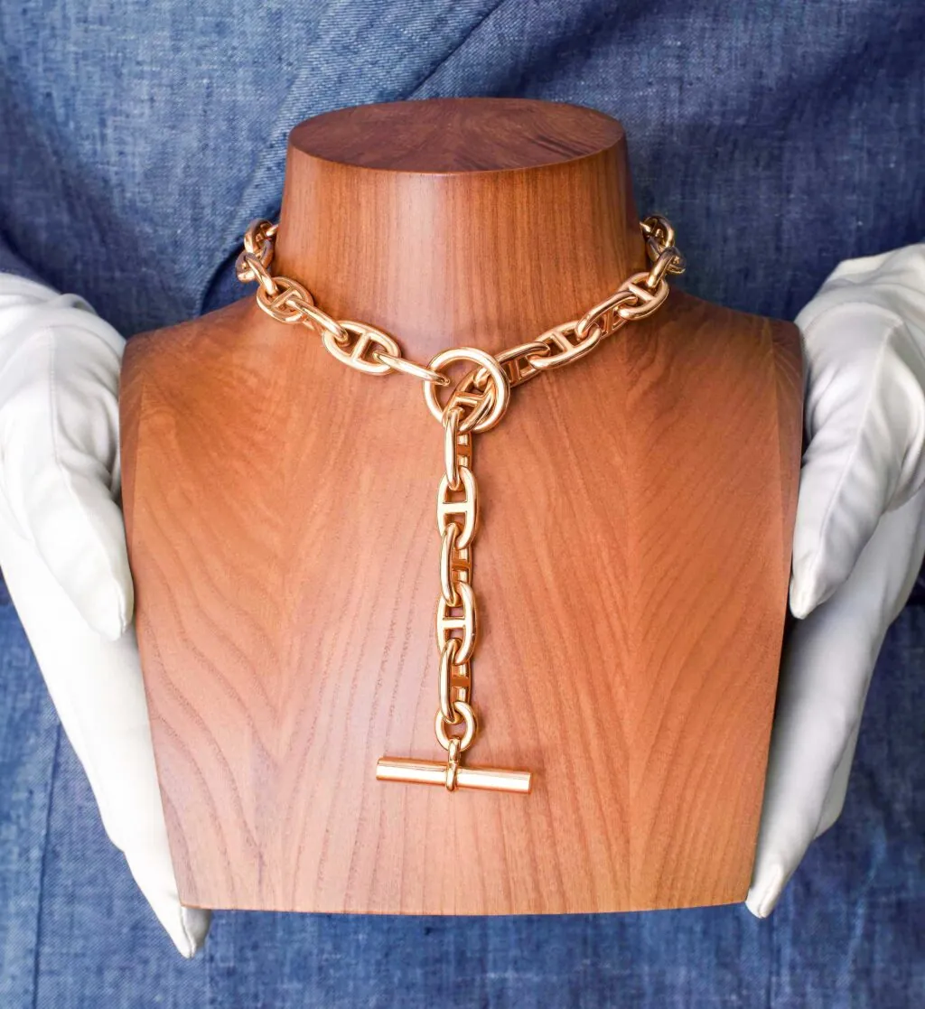 Hermès Anchor Chain Necklace