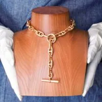 Hermès Anchor Chain Necklace