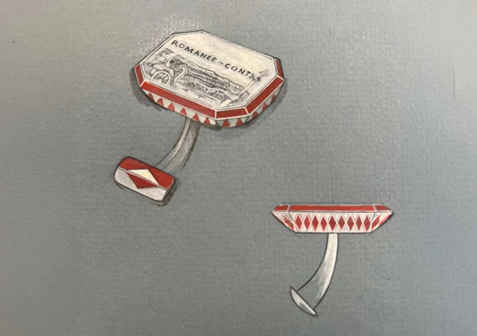 Boutons de manchette Romanée-Conti & Monaco