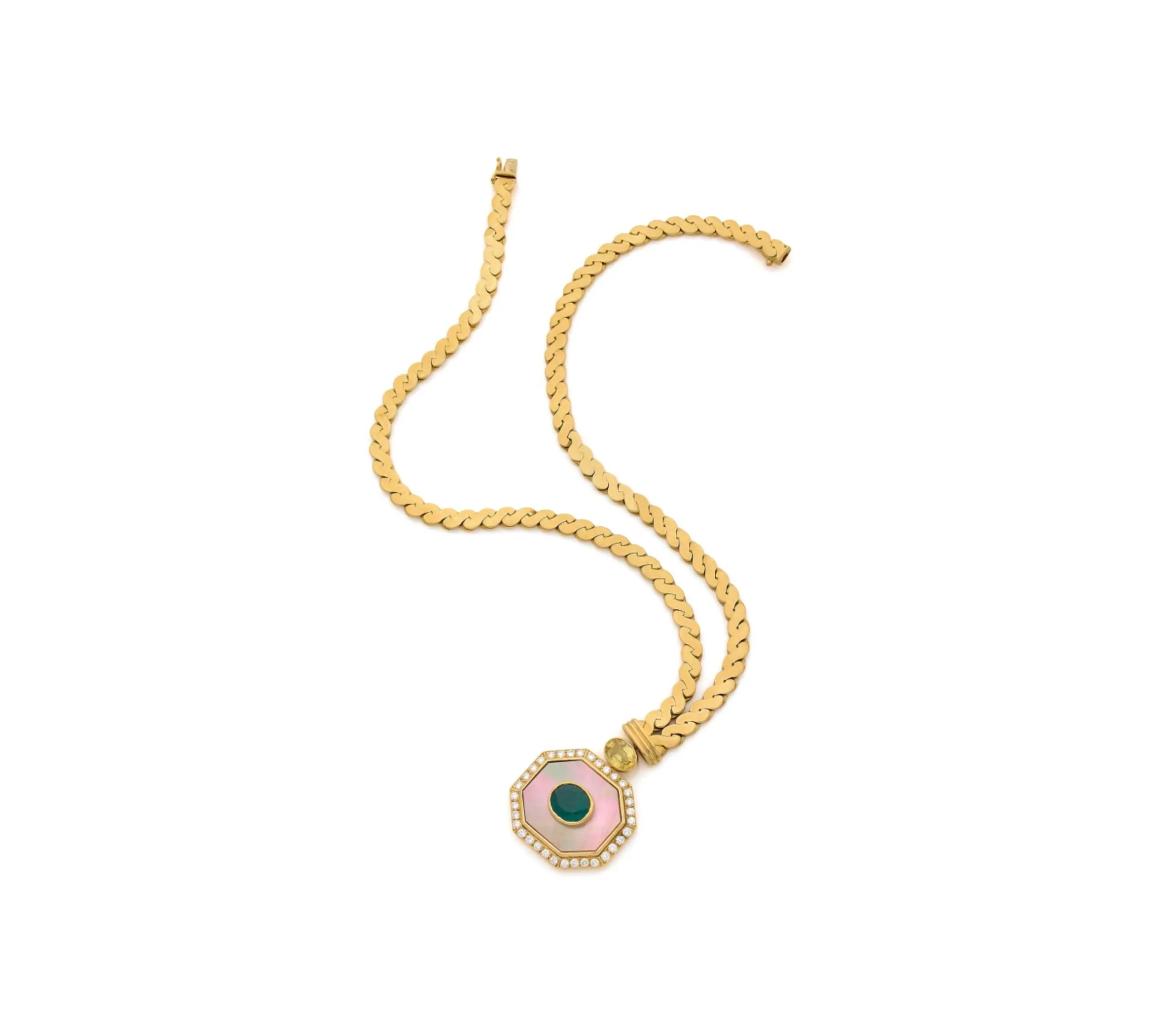 Van Cleef & Arpels Necklace with Mother-of-Pearl 1980s