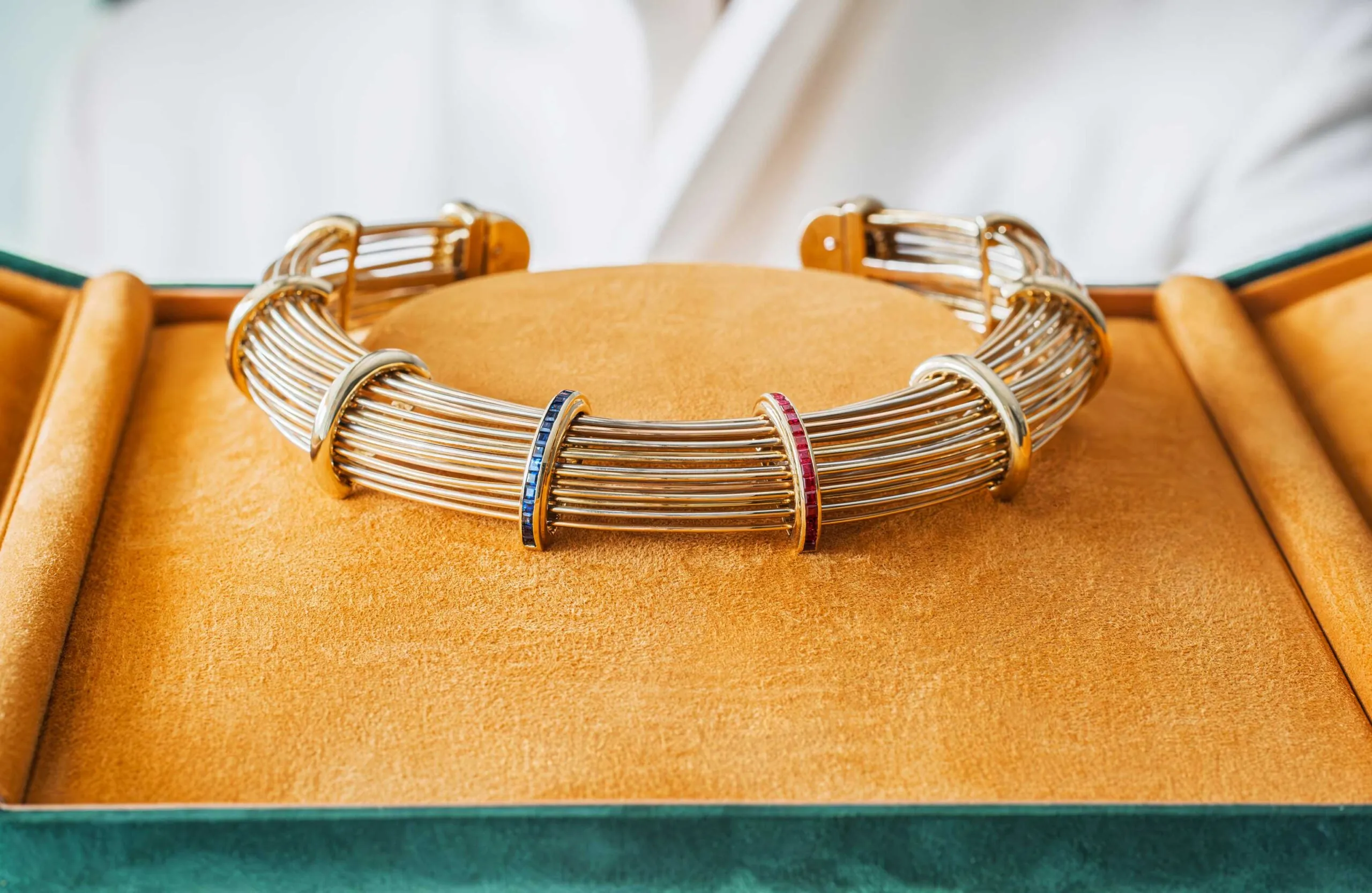 Poiray Multi-Gold Collar Necklace 1980s