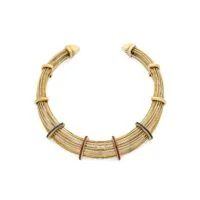 Poiray Multi-Gold Collar Necklace 1980s