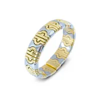 Bracelet Bulgari Parentesi en or et acier