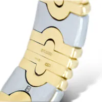 Bracelet Bulgari Parentesi en or et acier