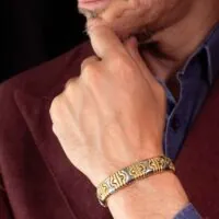 Bracelet Bulgari Parentesi en or et acier