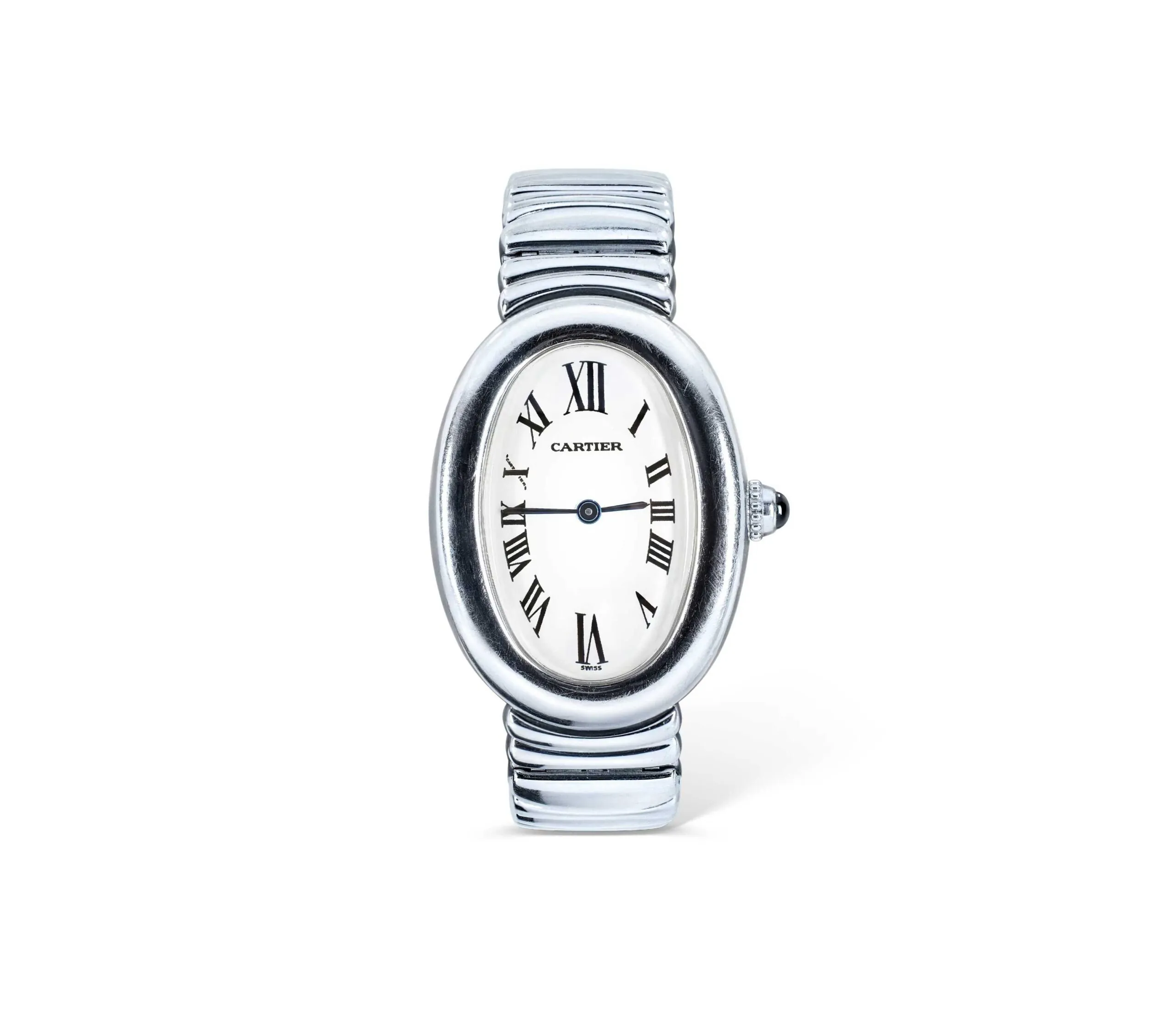 Cartier Baignoire Oval из белого золота
