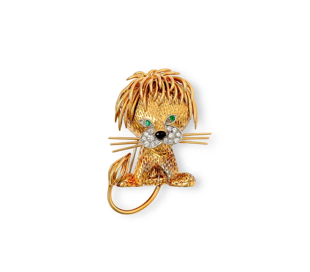 Брошь Van Cleef & Arpels «Lion Ébouriffé»