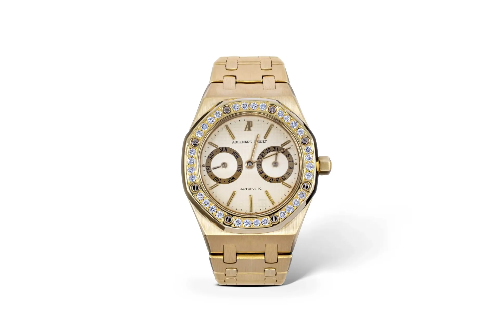 Audemars Piguet Royal Oak on white backroung