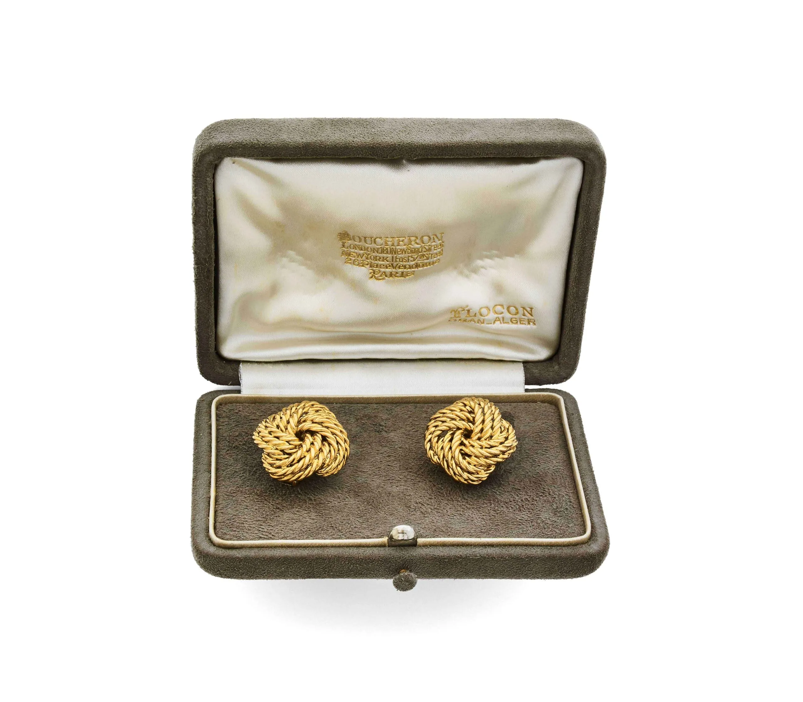Клипсы Boucheron «Vannerie»