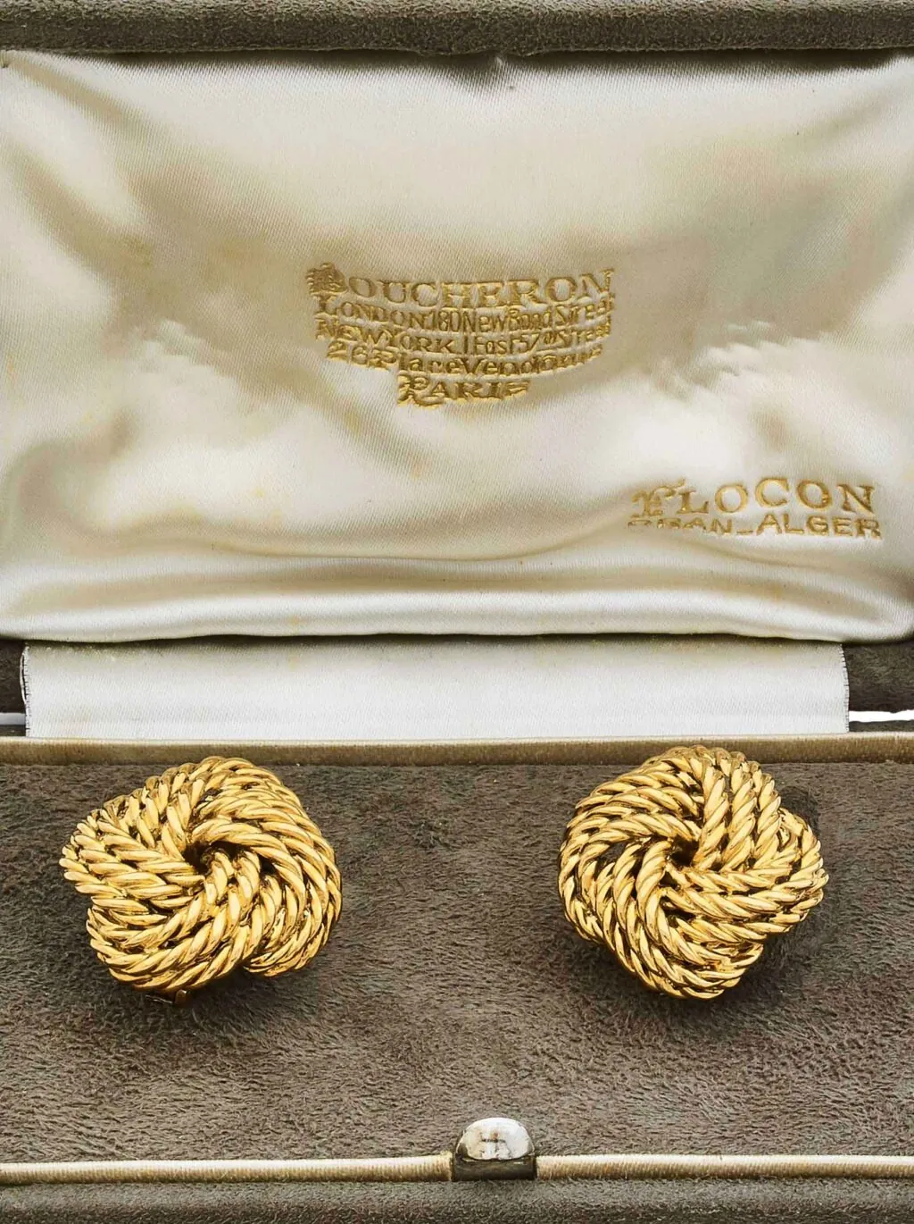 Клипсы Boucheron «Vannerie»