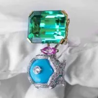 Van Cleef & Arpels Bals de Légende Turquoise and Tourmaline Ring